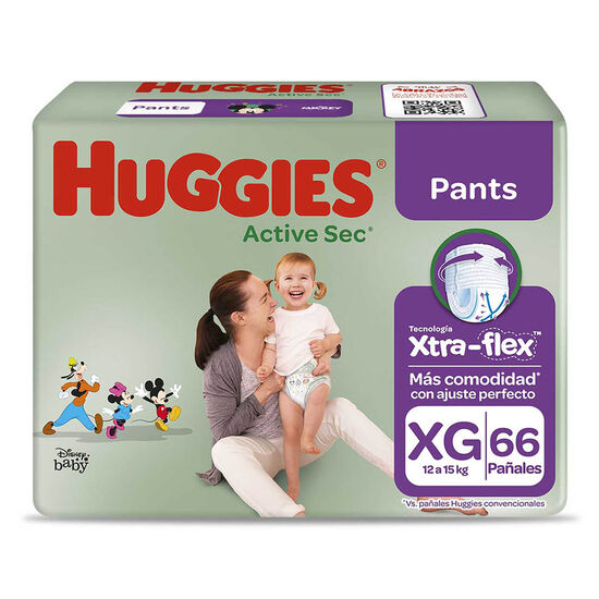 Pants Huggies Active Sec Xpad Big Talla XG 66 unid